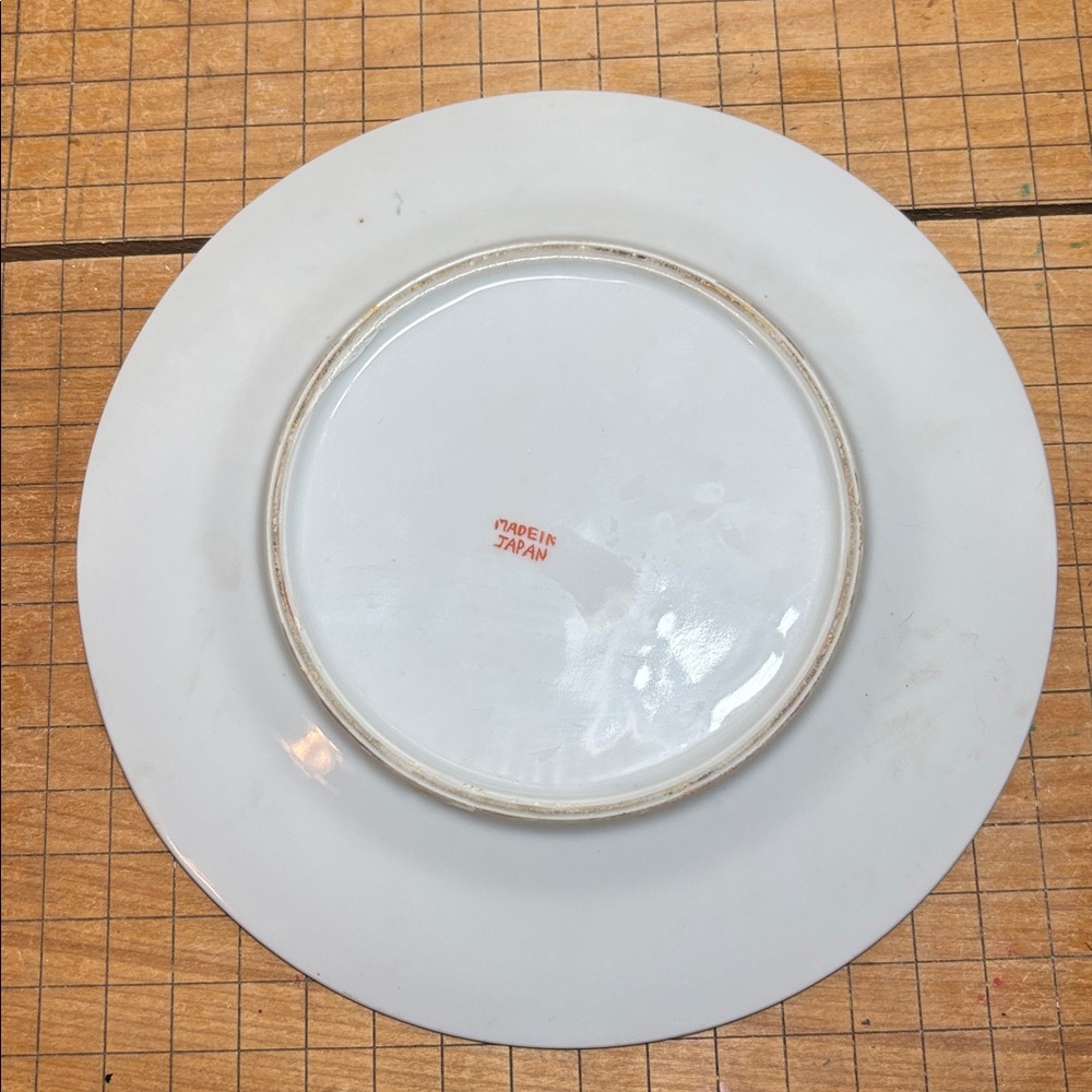 6 Japan Moriage Plates 7 5/8”D Immortals Kannan Goddess of Compassion - Picture 6 of 17